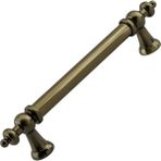 Tuğra Metal 160 mm 16 cm Mobilya Mutfak Çekmece Dolabı Dolap Kulpu Kulbu Kulpları Antik Sarı 2 Adet