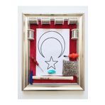 TUĞRA TABLO Filografi Set Çerçeveli Ayyıldız Hazır Set 40*50cm TYC00203729716
