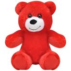 Tuğra Ticaret Kırmızı Ayı 15 cm Peluş Oyuncak