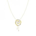 Tuğrul Altın T005083 Altın Spiral Kolye
