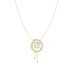 Tuğrul Altın T005083 Altın Spiral Kolye