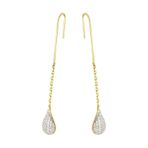 Tuğrul Altın T025824 Altın Sallantılı Küpe