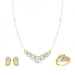 Tuğrul Altın T028515 Altın Üçlü Set