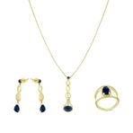 Tuğrul Altın T052523 Altın Üçlü Set