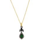 Tuğrul Altın T51 0.42 ct Elmas Yakut Kolye