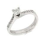Tuğrul Altın T51 0.46 ct Pırlanta Tek Taş Yüzük