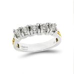 Tuğrul Altın T51 0.51 Ct Pırlanta Beş Taş Yüzük