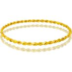 Tuğrul Altın T51 20 gr 22 Ayar İşçiliksiz Paftalı Burma Bilezik