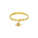 Tuğrul Altın T51 32 gr 22 Ayar Altın Burgu Charm Bilezik