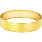 Tuğrul Altın T51 TBC00165-2 20 gr 22 Ayar İşçiliksiz Şarnelli Düz Trabzon Bilezik