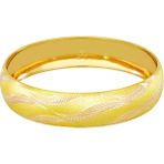 Tuğrul Altın T51 TBC015-116 15 gr 15 mm İşçiliksiz Şarnelli 22 Ayar Bilezik