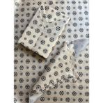 Tuğset Etiket Kar Tanesi Desenli Pelur Kağıt , Yılbaşı Hediye Paketi, Pelur Kağıdı, Yeni Yıl Paketleme 100 Adet - Renkli - 1 Adet