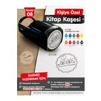 TUĞSET ETİKET Kişiye Özel İsim Yazılı Kitap Kaşesi - İsme Özel Kitap Mühürü M8- T651