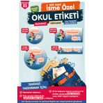Tuğset Etiket Okul Etiketi Deniz Kızı Ariel Kalem Defter Etiketi Özel Isim Yazılabilen Etiket Seti - Isim ETIKETI-T555-OE23