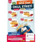 Tuğset Etiket Okul Etiketi Hot Wheels Kalem Defter Etiketi Özel Isim Yazılabilen Etiket Seti - Isim ETIKETI-T557-OE27