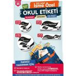 Tuğset Etiket Okul Etiketi Kalem Defter Etiketi Özel Isim Yazılabilen Etiket Seti - Isim Etiketi -T529-OE85