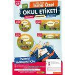 Tuğset Etiket Okul Etiketi Roblo x Kalem Defter Etiketi Özel Isim Yazılabilen Etiket Seti