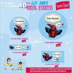 Tuğset Etiket Okul Etiketi Spider Man Örümcek Adam Kalem Defter Etiketi Özel Isim Yazılabilen Etiket Seti - Isim ETIKETI-T568-OE40