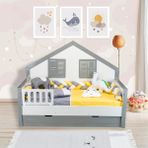 Tugu Home Baby ÖRGÜLÜ MONTESSORİ PAMUKLU 8 PARÇA 90x190 cm MONTESSORİ YATAK,TEK KİŞİLİK UYKU SETİ - 90 x 190 cm - Sarı - Beyaz
