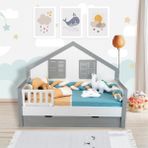 Tugu Home Baby ÖRGÜLÜ MONTESSORİ PAMUKLU 8 PARÇA 90x190 cm MONTESSORİ YATAK,TEK KİŞİLİK UYKU SETİ - 90 x 190 cm - Yeşil