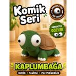 Tuğx Design Hareketli Gözlü Komik Kaplumbağa Figürü Dekoratif Oyuncak Koleksiyon ve Hediye Ürünü