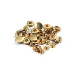 tuhafiyecimiz 15mm Mont Çıtçıt (alfa) 100 Adet (nikel, antik Sarı, Bronz Veya Siyah) Altın