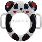 Tuka Home Kırmızı Panda Desenli Klozet Aparatı Bebek Lazımlık