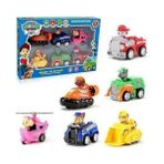Tuka Shopping Paw Patrol Görev Araçları ve 6 Karakter Oyuncak Seti Oyuncak Paw Patrol Pençe Devriyesi Figür Oyun - Renkli