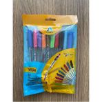 Tükenmez Kalem Vega Karışık Renkli Kalem 10 Lu 000006 Colors