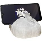 Tükkan Dekorasyon Gladiator Miğferi ve Kalkanı Temalı Telefon Tutucu - Beyaz