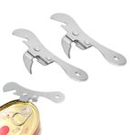 TUKNN Konserve açacağı, Can Opener, kapak açacağı, konserve açacağı kutusu, manuel konserve açacağı, basit konserve açacağı, paslanmaz çelik cam açacağı, çok fonksiyonlu kapak açacağı, mutfak yardımcısı, 9,7 x 3 cm