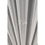 Tül Shop Ütü Istemez ve Kırışmaz Ağır Sade ve Şık Kdk Ekru Model 1/2 Seyrek Pileli Tül Perde - Kırık Beyaz - 150 x 190 cm
