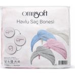 Tülayca Banyo Havlu Saç Bonesi - Beyaz