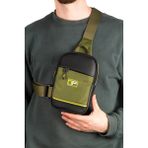 Tuldar Unisex Haki Impertex Kumaş Telefon Bölmeli Günlük Çapraz Göğüs ve Omuz Çantası tul508 - 381 Haki