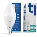 Tuled Redeem C37S E14 Mum Ampul, Titreşimsiz, Göz Konforu, 510 Lümen, Soğuk Beyaz, 6500 Kelvin - 40 - 50 W
