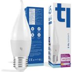 Tuled Redeem Plus C37A E27 Mum Ampul, Titreşimsiz, Göz Konforu, 579 Lümen, Soğuk Beyaz, 6500 Kelvin - 40 - 50 W