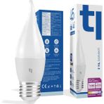 Tuled Redeem Plus C37A E27 Mum Ampul, Titreşimsiz, Göz Konforu, 603 Lümen, Parlak Beyaz, 5700 Kelvin - 40 - 50 W