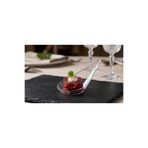 TULİ Zirkon Premium 50'li Lüks Damla Sunum Kaşığı - Şeffaf Plastik İkram ve Amuse Bouche Kaşığı