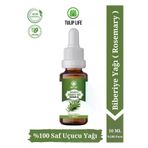 tulip life tp12 Biberiye Uçucu Yağı %100 Saf Ve Doğal ( Rosemary Essential Oil ) Cam Damlalıklı 10 Ml
