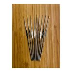 Tulip Metal Oya, Dantel ve Örgü Tığ Seti. 12cm. No: 0-2-3-5-6-8-9-10-11. 9 Adet.