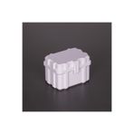 Tulparmekanik AA Pil Saklama Kutusu 3D Baskı Taşıma Kutusu 15'li Pil Organizer Kutu Beyaz