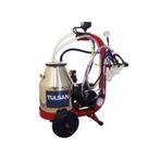 TULSAN Mini Tip Çift Sağım Koyun Sağma Yağlı Pompa Aleminyum Tek Güğüm 30 L Süt Sağım Makinesi