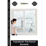 #Tülsineklik 125X75 Cm İnce Dokulu Tül Pratik Montaj Pencere Kapı Uyumlu Yapışkanlı Tek Kanat Sineklik