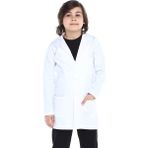 Tülü Akkoç Çocuk Doktor Önlüğü - 7 - 8 Yaş - Beyaz