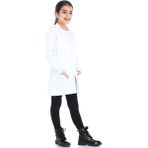 Tülü Akkoç Kız Çocuk Doktor Önlüğü - 7 - 8 Yaş - Beyaz