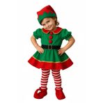 Tülü Akkoç Kız Çocuk Noel Cini Elf Kostümü