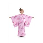 Tülü Akkoç Pembe Japon Kız Çocuk Kimono Kostümü