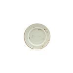 Tulu Ant Düz 19 cm Krem Çukur Tabak