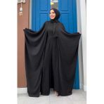 Tulum Ve Abaya İkili Takım Şal Hediye 8519 Siyah