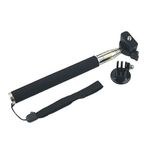 Tüm Aksiyon Kameralara Uyumlu Metal Monopod + Tripod Adaptörü